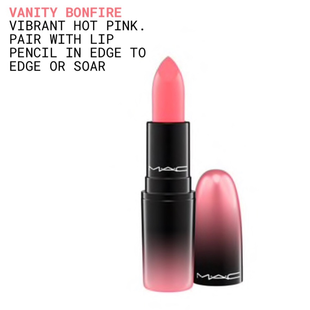 MAC Love Me Lipstick “Vanity Bonfire”